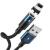 Cablu de incarcare, Remax RC-102i, Zigie Magnetic USB/Lightning 1.2M, Negru
