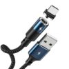 Cablu de incarcare, Remax RC-102m, Zigie Magnetic USB/Micro USB 1.2M, Negru