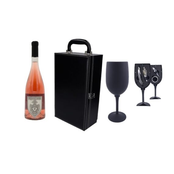 Wine box Hivas-Princiar Rose Glass
