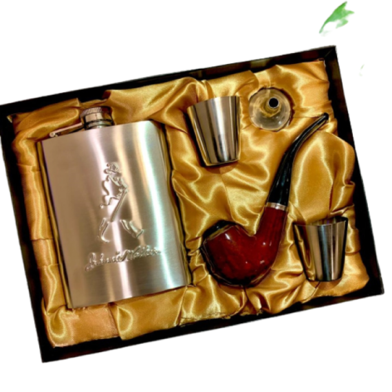 set-cadou-pentru-barbati-5-piese-plosca-pipa