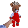 Ren crosetat manual – handmade amigurumi reindeer