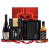 Pachet cadou Momente de Rafinament, cu Agenda, Vin, Cafea, Whisky și Accesorii, Gata de oferit