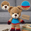 Jucărie de pluș croșetată manual Monamigurumis