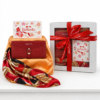 Set Cadou Elegance cu Portofel Dama Rosu