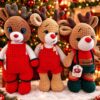 Ren pufos Amigurumi handmade